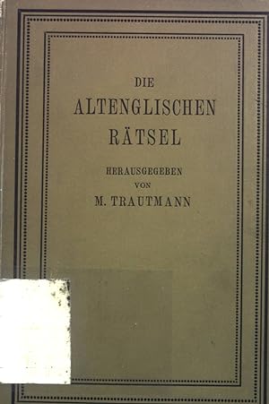 Seller image for Die altenglischen Rtsel. Alt- und Mittelenglische Texte, 8 for sale by books4less (Versandantiquariat Petra Gros GmbH & Co. KG)