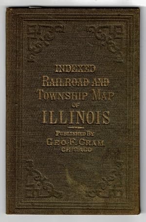 Indexed railroad and township map of Illinois [cover title]