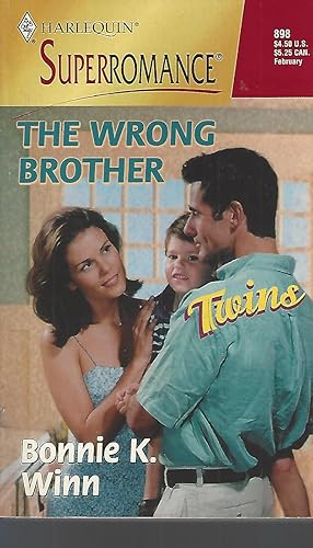 Imagen del vendedor de The Wrong Brother: Twins (Harlequin Superromance No. 898) a la venta por Vada's Book Store