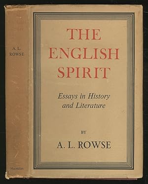 Seller image for The English Spirit: Essays in History and Literature for sale by Between the Covers-Rare Books, Inc. ABAA