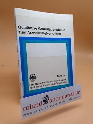 Bild des Verkufers fr Qualitative Grundlagenstudie zum Arzneimittelverhalten : zur Vorbereitung e. Aufklrungskampagne gegen d. unkontrollierten Arzneimittelkonsum ; qualitative Unters., vorgelegt im Oktober 1972 / vom Inst. fr Markt- u. Werbeforschung Kln GmbH u. Co. KG im Auftr. d. Bundeszentrale fr Gesundheitl. Aufklrung, Kln. [Hrsg.: Bundesminister fr Jugend, Familie u. Gesundheit, Bonn-Bad Godesberg] / Schriftenreihe des Bundesministers fr Jugend, Familie und Gesundheit ; Bd. 24 Qualitative Untersuchung, vorgelegt im Oktober 1972 zur Vorbereitung einer Aufklrungskampagne gegen den unkontrollierten Arzneimittelkonsum zum Verkauf von Roland Antiquariat UG haftungsbeschrnkt