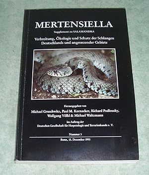 Bild des Verk�ufers f�r Verbreitung, �kologie und Schutz der Schlangen Deutschlands und angrenzender Gebiete. zum Verkauf von Antiquariat  L�wenstein
