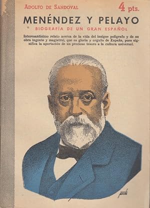 Seller image for MENNDEZ Y PELAYO (BIOGRAFA DE UN GRAN ESPAOL) for sale by Librera Vobiscum