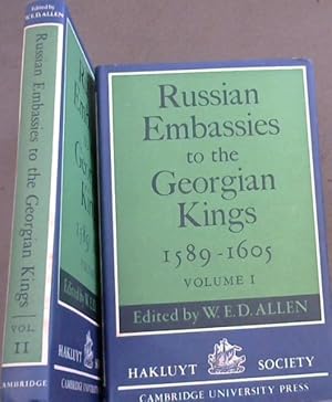 Bild des Verkufers fr Russian Embassies to the Georgian Kings 1589 - 1605 . 2 volume set zum Verkauf von Chapter 1