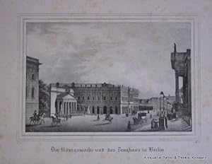 Bild des Verkufers fr Lithographie aus "Borussia", 1838. 18 : 12 cm. zum Verkauf von Jrgen Patzer