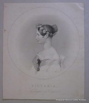 Bild des Verkufers fr Stahlstich-Portrt in Medaillonform von Black & Armstrong nach J. A. Wright, ca. 1850. 20,5 : 24,5 cm. zum Verkauf von Jrgen Patzer