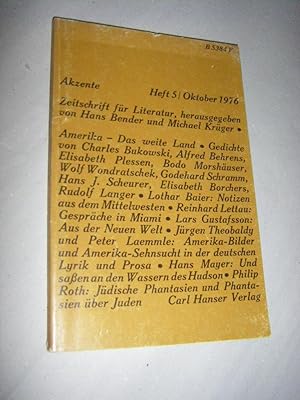 Akzente. Zeitschrift für Literatur. Heft 5/Oktober 1976. 23. Jahrgang