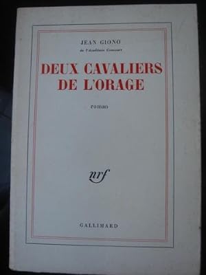 Seller image for Deux cavaliers de l'orage. Roman for sale by L'Echo du Temps. Yann Bouvard