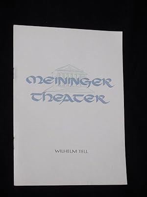 Bild des Verkufers fr Programmheft 31 Das Meininger Theater 1958/59. WILHELM TELL von Schiller. Regie: Fritz Bennewitz, Bhnenbild: Fritz Rhling, Kostme: Edith Mai/ Walter Flomann. Mit Horst Mendelsohn (Wilhelm Tell), Werner Wenzel, Paul Borgelt, Manfred Heine, Kthe Zimmermann-Hostell, Kurt Schmengler, Hannelore Schwarz, Hannelore Mendelsohn-Stern, Gerti Schmidt zum Verkauf von Fast alles Theater! Antiquariat fr die darstellenden Knste