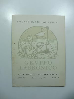 Bollettino di Bottega d'Arte, Livorno, num. 3, marzo 1928. XIV mostra del Gruppo labronico