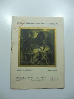 Bollettino di Bottega d'Arte, Livorno, num. 8, ottobre-novembre 1928. Llewelyn Lloyd, Giulio Cesa...