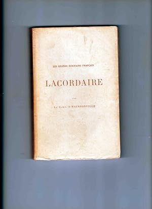 Bild des Verkufers fr LACORDAIRE zum Verkauf von Librairie CLERC