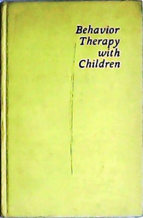 Imagen del vendedor de Behavior Therapy with Children. a la venta por Librera y Editorial Renacimiento, S.A.