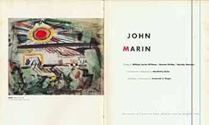 Image du vendeur pour John Marin. (Signed by Peter Selz). mis en vente par Wittenborn Art Books