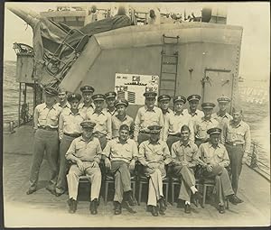USS Bennion, South Pacific W.W.II, 100 real photographs, mostly personnel on board