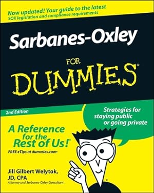 Imagen del vendedor de Sarbanes-Oxley for Dummies (Paperback or Softback) a la venta por BargainBookStores