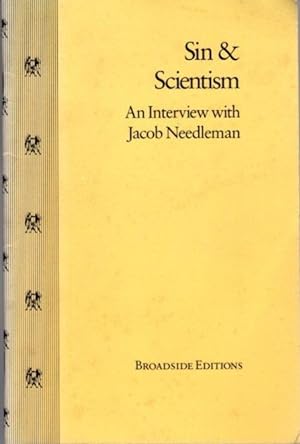 Bild des Verkufers fr SIN & SCIENTISM: An Interview with Jacob Needleman zum Verkauf von By The Way Books