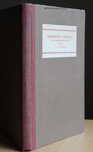 Imagen del vendedor de Shakspere's 'Othello', A Concise Bibliography / Shakespeare's Othello a la venta por Ulysses Books, Michael L. Muilenberg, Bookseller