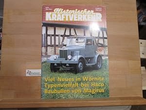 Historischer Kraftverkehr, 5/95 Okt Nov 1995 Viel neues in Wörnitz Typenvielfalt bei Haco Baubull...