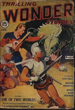 Imagen del vendedor de THRILLING WONDER Stories: August, Aug. 1941 a la venta por Books from the Crypt