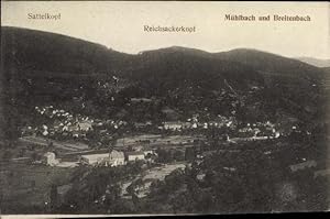 Bild des Verkufers fr Ansichtskarte / Postkarte Muhlbach sur Munster Mhlbach Elsass Haut Rhin, Breitenbach, Sattelkopf, Reichsackerkopf zum Verkauf von akpool GmbH