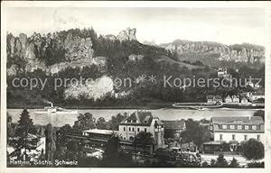 Bild des Verkufers fr Postkarte Carte Postale 42236395 Rathen Saechsische Schweiz Eisenbahn Rathen Kurort zum Verkauf von Versandhandel Boeger