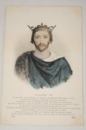 Image du vendeur pour PHILIPPE Ier PORTRAIT AQUARELLE R1868 CPA VELIN mis en vente par Librairie RAIMOND