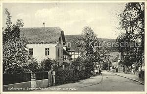 Postkarte Carte Postale 42404369 Wehrden Strassenpartie Luftkurort Sommerfrische Beverungen