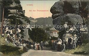 Bild des Verkufers fr Postkarte Carte Postale 42386859 Oybin bei den Thomassteinen Zittauer Gebirge Kurort Oybin zum Verkauf von Versandhandel Boeger