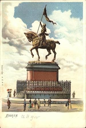 Seller image for Postkarte Carte Postale 12558248 Paris La Pucelle d'Orleans Jeanne d'Arc Monument Paris for sale by Versandhandel Boeger