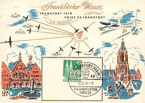 Postkarte Carte Postale 42784368 Frankfurt Main Messe Dom Roemer Frankfurt am Main