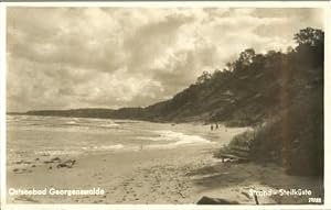 Postkarte Carte Postale 10002002 Georgenswalde Otradnoje Georgenswalde Strand ungelaufen ca. 1930...