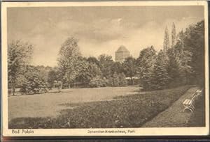 Postkarte Carte Postale 10001588 Bad Polzin Polczyn-Zdroj Bad Polzin Krankenhaus Park x 1928 Bad ...