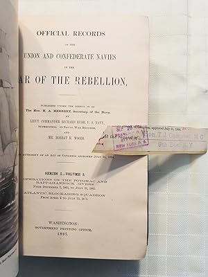 Seller image for Official Records of the Union and Confederate Navies in the War of the Rebellion [Series I, Volume 5] [VINTAGE 1897] for sale by Vero Beach Books