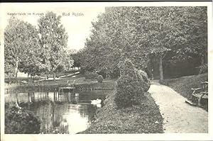 Postkarte Carte Postale 10018402 Bad Polzin Polczyn-Zdroj Bad Polzin Teich Park x 1910 Bad Polzin...