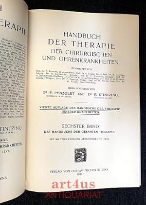 Immagine del venditore per Chirurgia externa und Ohrenkrankheiten. Handbuch der gesamten Therapie ; 6. venduto da art4us - Antiquariat