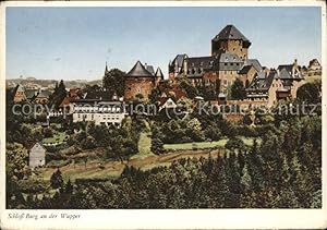 Postkarte Carte Postale 41507851 Burg Wupper Schloss Bergisches Land Burg