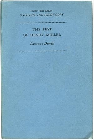 THE BEST OF HENRY MILLER