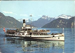 Bild des Verkufers fr Postkarte Carte Postale 10579162 Unterwalden Nidwalden Kanton Unterwalden Schiff x 1973 Stans zum Verkauf von Versandhandel Boeger