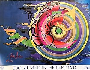 100 ar med indspillet lyd 1877-1977 - 100 years of recorded sound (Poster for IFOI Denmark).