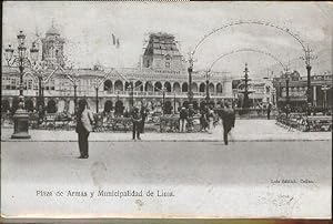 Postkarte Carte Postale 10614592 Lima Peru Lima gestempelt 1906 Lima