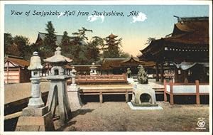 Postkarte Carte Postale 10854294 Itsukushima Itsukushima View of Senjyokaku Hall from Aki * Japan