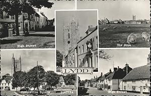 Postkarte Carte Postale 10927983 Lydd Lydd High Street Coronation Square Rype Schafe * Shepway
