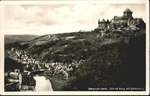 Postkarte Carte Postale 40932482 Burg Wupper Burg Wupper Schloss Unterburg Bergisch Land x Burg