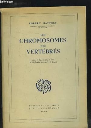 Immagine del venditore per Les chromosomes des vertbrs venduto da Le-Livre