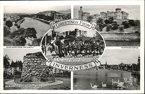 Postkarte Carte Postale 11030689 Inverness Nairn Castle River Schwan Inverness & Nairn