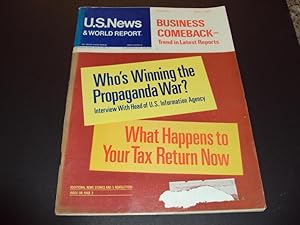 Bild des Verkufers fr US News World Report May 1 1972 Who's Winning the Propaganda War? zum Verkauf von Joseph M Zunno