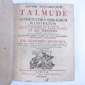 Novum Testamentum et Talmude et Antiquitatibus Hebraeorum Illustratum.