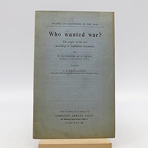 Seller image for Who Wanted War? for sale by Shelley and Son Books (IOBA)