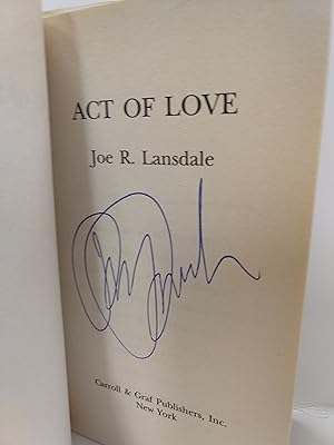 Seller image for Act of Love (SIGNED) for sale by Fleur Fine Books